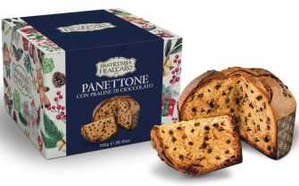 Panettone con praline di cioccolato