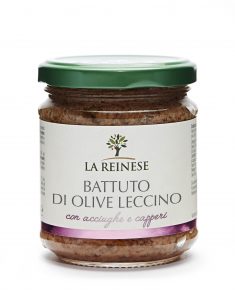 Battuto di olive leccino con acciughe e&nbsp;capperi