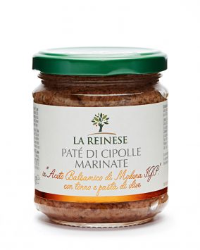 Patè di Cipolle marinate in Aceto Balsamico di Modena IGP con Tonno e Pasta di Olive