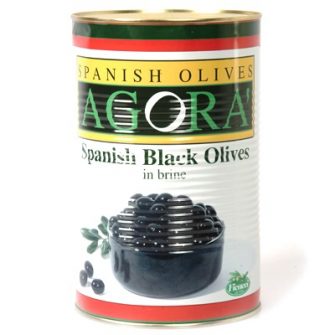 Olive nere senza osso in&nbsp;latta