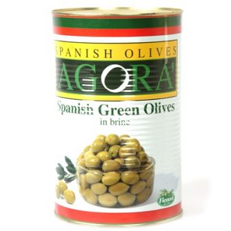 Olive verdi senza osso in&nbsp;latta