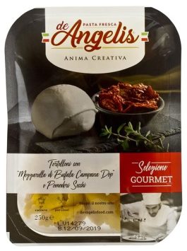 Tortelloni alla mozzarella di bufala campana DOP e pomodori secchi