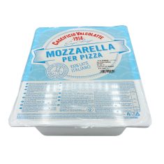 Ser Mozzarella Julienne Per Pizza Valcolatte 2,5 kg