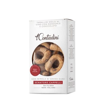 Tarallini dolci al&nbsp;vino con mandorle e&nbsp;cioccolato 250g